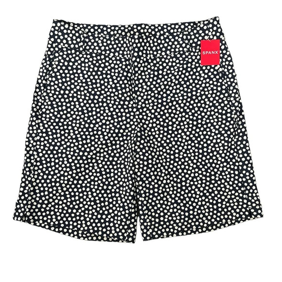 SPANX Sunshine Short 10" Women's Boat Beach Board Bermuda Navy Swim Short - Picture 9 of 13